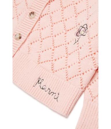 MARNI GEBREIDE GILET PINK