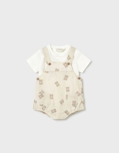 MAYORAL ROMPER SET MET BEERTJES