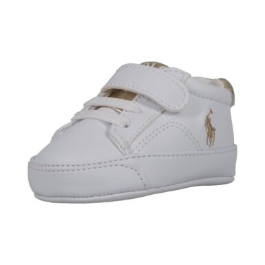 POLO RALPH LAUREN PARKSCHOENTJE WHITE/GOLD
