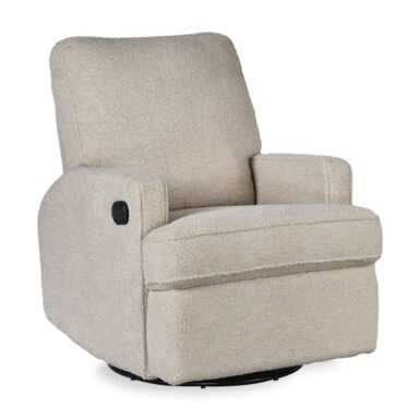 QUAX SWIVEL & GLIDING RECLINER - TEDDY TAUPE