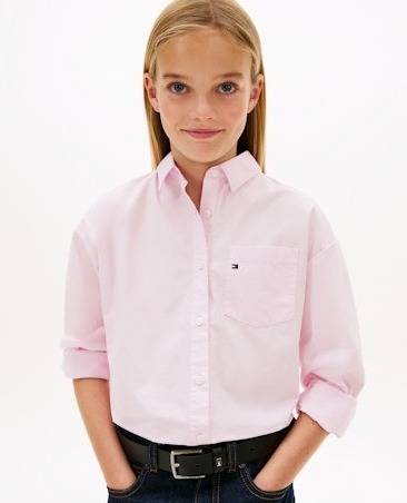 TOMMY HILFIGER BLOUSE PEARLY PINK