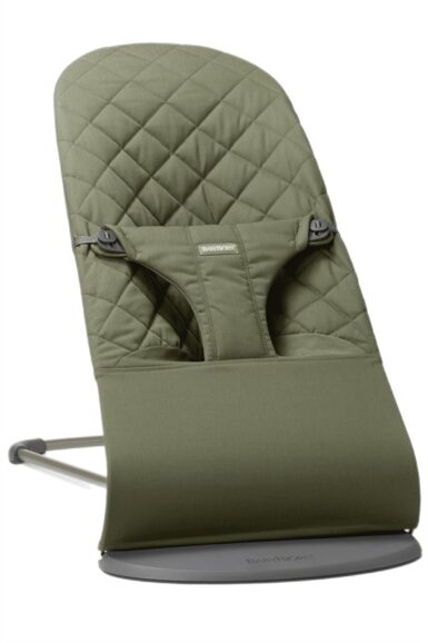 BABY BJORN RELAX BLISS KATOEN DONKERGROEN QUILT