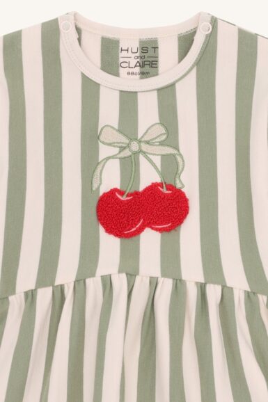 HUST & CLAIRE KLEEDJE KRISTI CHERRY OLIVE