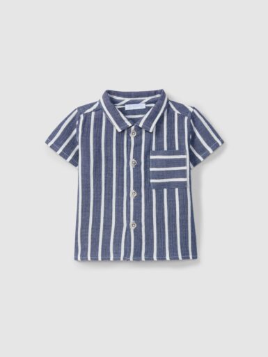 LARANJINHA HEMD STRIPES AZUR