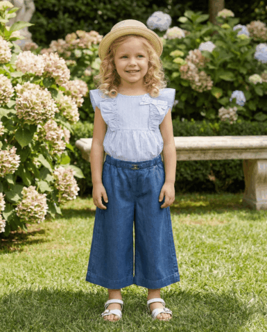 LIU JO BROEK DENIM BLUE MERELY