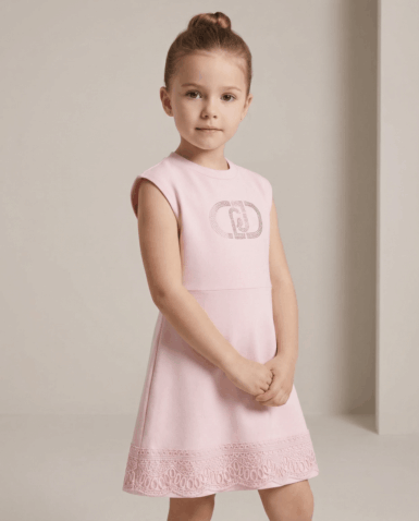 LIU JO KLEEDJE LOGO PINK