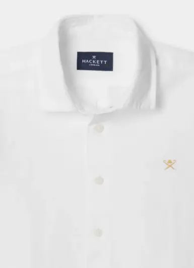 HACKETT HEMD LINNEN OPTIC WHITE