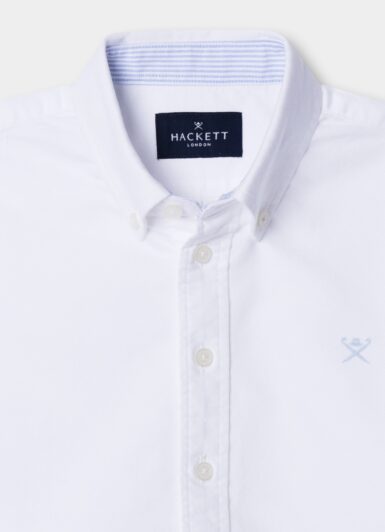 HACKETT HEMD OXFORD OPTIC WHITE
