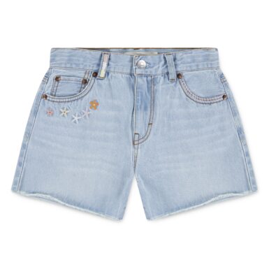 LEVI'S KIDS JEAN SHORT FLOWERS