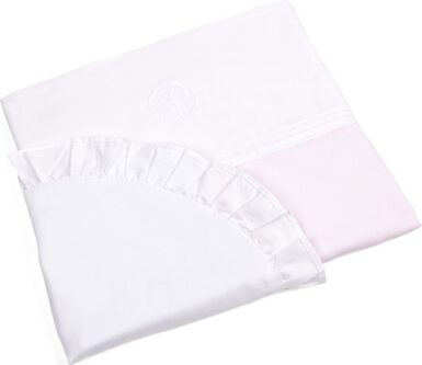 POETREE OXFORD GREY DEKBEDOVERTREK PARK 75X95 -SOFT PINK