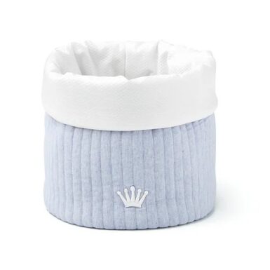 FIRST VERZORGINGSMANDJE ROND ESSENTIALS AZURRO - BLAUW