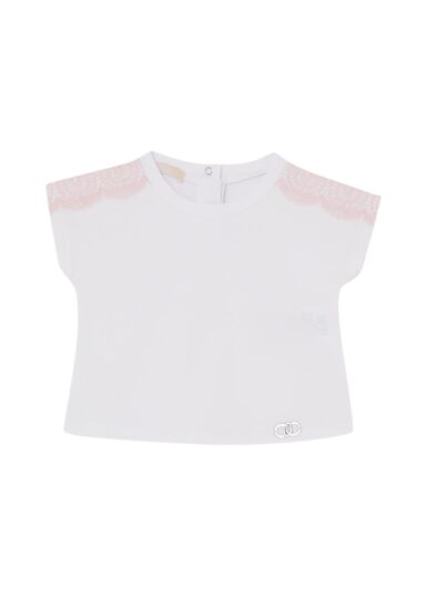 LIU JO T-SHIRT WHITE BALLERINA