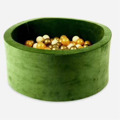 MOJE BALLENBAD 90X40 KAKI + 200 BALLEN - GROEN