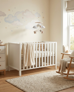 QUAX BED LIMA 120X60 WHITE