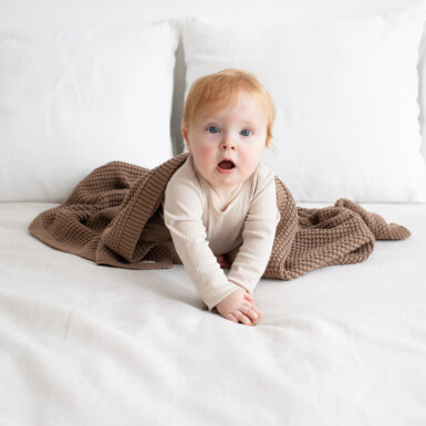 BEMINI DEKEN 80x100 CM KNITTED MUFFIN