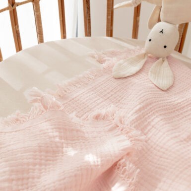BEMINI DEKEN 80x100 CM SWADDLE CUDLY BLUSH