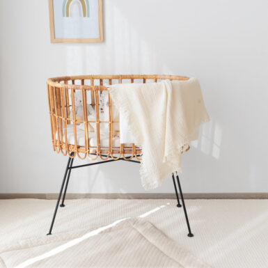 BEMINI DEKEN 80x100 CM SWADDLE CUDLY ECRU