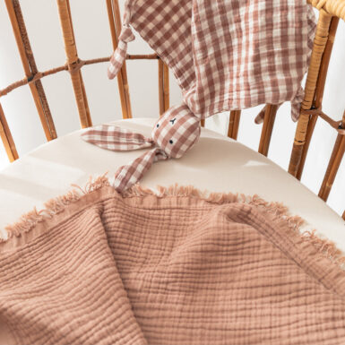 BEMINI DEKEN 80x100 CM SWADDLE CUDLY MOKA