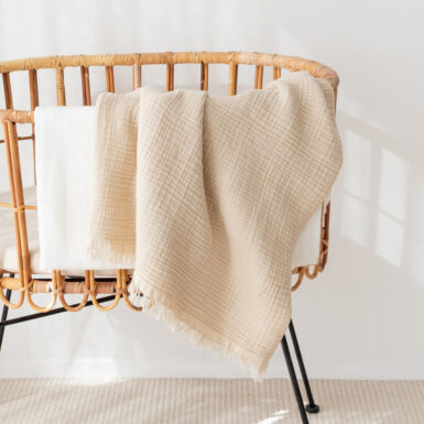 BEMINI DEKEN 80x100 CM SWADDLE CUDLY NATURAL