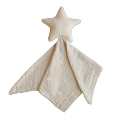 MUSHIE LOVEY STAR KNUFFELDOEK - FOG
