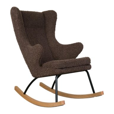 QUAX ROCKING ADULT CHAIR DE LUXE TEDDY BISON
