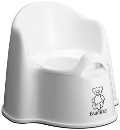 BABY BJORN WC-POTJE ZETEL WIT/ GRIJS