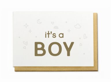 ENFANT TERRIBLE WENSKAART IT'S A BOY