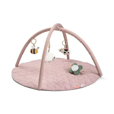 DONE BY DEER SPEELMAT TINY FARM POWDER - ROZE