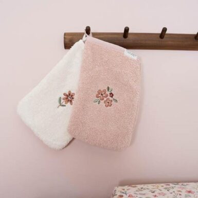 LITTLE DUTCH FAIRY GARDEN WASHANDJES SET GEBORDUURD - ROZE