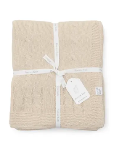 POETREE CHAMONIX GEVOERD WIEGDEKEN BEIGE