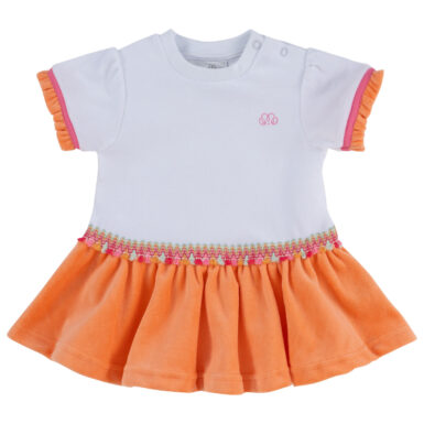 NATINI KLEEDJE FIFI WHITE/ORANGE