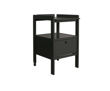 PERICLES LUIERTAFEL CINDY+ LADE BLACK SOFT CLOSE - ZWART