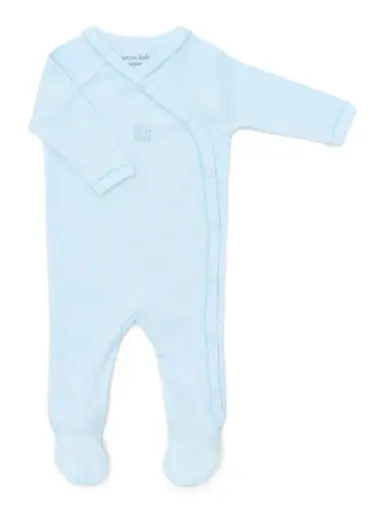 POETREE BABYPAKJE RIB BABY BLAUW