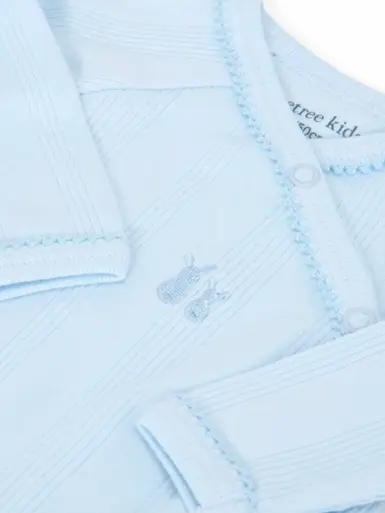 POETREE BABYPAKJE RIB BABY BLAUW