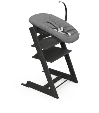 STOKKE TRIPP TRAPP NEWBORN SET MET SPEELGOEDHANGER ANTRACIET
