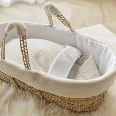 THEOPHILE& PATACHOU CARROUSEL VOETENZAK BOUCLE BEIGE