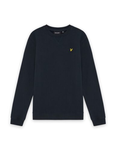 LYLE & SCOTT SWEATER MET RONDE HALS DARK NAVY
