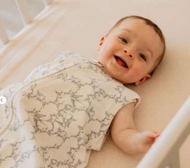 PUCKABABY BAG NEWBORN <6M COTTON SWALLOWS