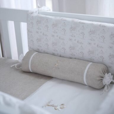 THEOPHILE & PATACHOU NATURAL GARDEN PARTY BABY ROLKUSSEN LINNEN