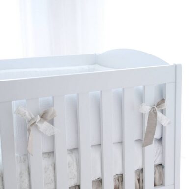 THEOPHILE & PATACHOU NATURAL GARDEN PARTY BEDBESCHERMER GEWAFELD 210CM