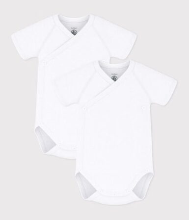 BODY KORTE MOUW 1M WIT 2ST PETIT BATEAU