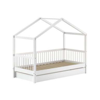 JAXX FORREST BEECH WHITE HUISBED + LADE 90X200CM
