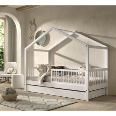 JAXX FORREST BEECH WHITE HUISBED + LADE 90X200CM JAXX FORREST BEECH WHITE HUISBED + LADE 90X200CM