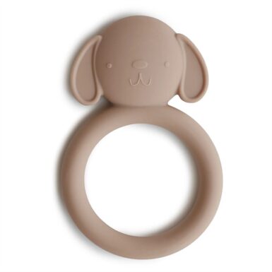 MUSHIE TEETHER DOG NATURAL - NATUREL