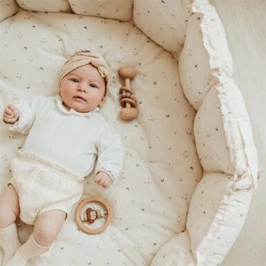 PLAY & GO BLOOM MOON ORGANIC BABYMAT - ROZE