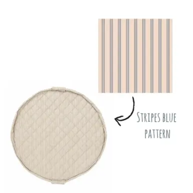PLAY & GO SPEELMAT BLAUWE STREPEN