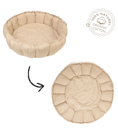 PLAY & GO SPEELMAT BLOOM BRUINE STREPEN