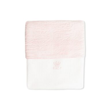 FIRST DEKEN MET BONT IN ROZE