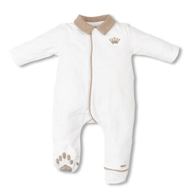 FIRST KRUIPPAKJE BEAR GEBREID BEIGE