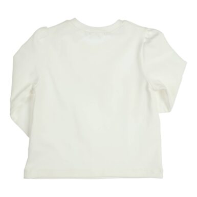 GYMP T-SHIRT LANGE MOUW AERODOUX SMILE OFF-WHITE